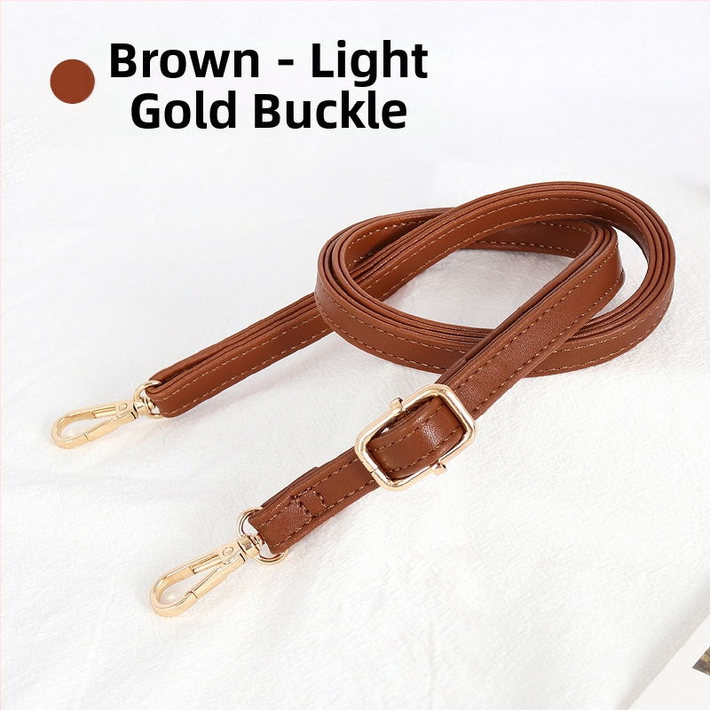 Презрамка за чанти, регулируема, PU кожа, тънък дизайн, за малки чанти, стил градска простота