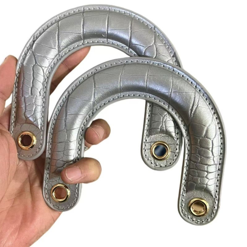 Арковид PU презрамка за чанта с дръжка – сменяем аксесоар за ръчно тъкани чанти, модел Бамбук, кожа от бамбук, дишаща, ултралека, водоустойчива