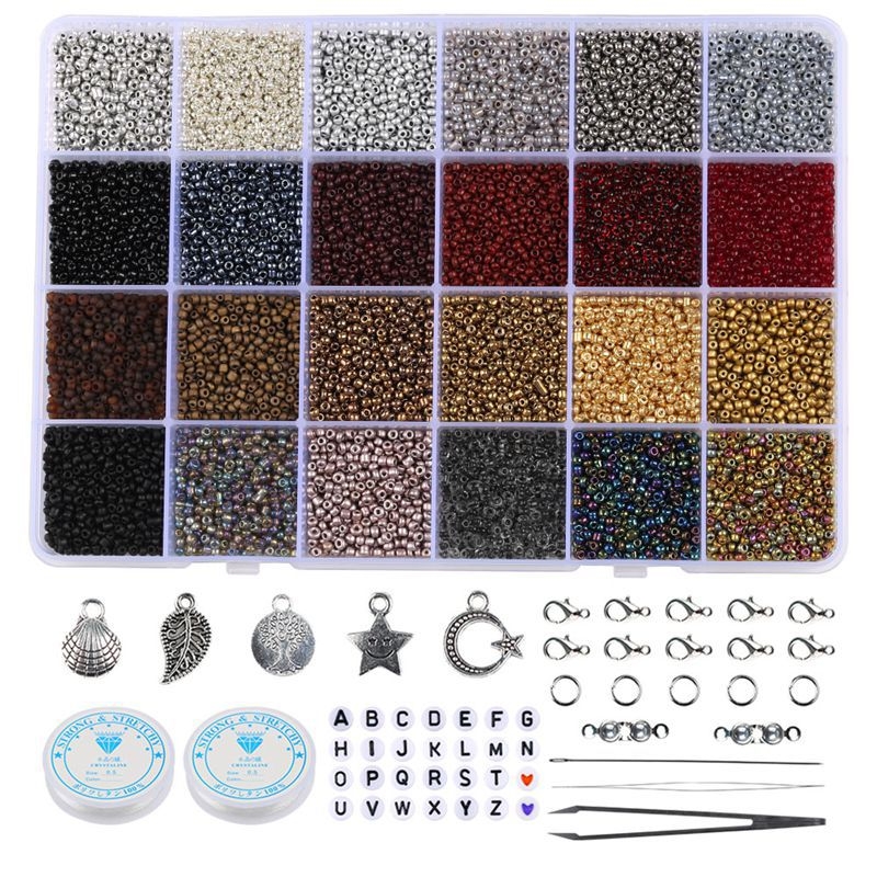 Mărgele de sticlă pentru brățări DIY — finisaj emailat copt, marcă independentă, etichetă privată disponibilă