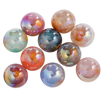 Σετ DIY χαντρες για κοσμήματα – πλαστικό/ρητίνη, ηλεκτροπλατινωμένο φινίρισμα; 20–30 τεμάχια; θέμα γοργόνας σε ουρανό με αστέρια; κατάλληλο για βραχιόλια και αλυσίδες κινητών