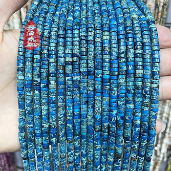 Ελεύθετες χάντρες από φυσικό λίθο — kingstone spacer, μορφή: χάντρα, επεξεργασία: κοπή από ακατέργαστο ορυκτό, μάρκα: Junsheng Jewelry