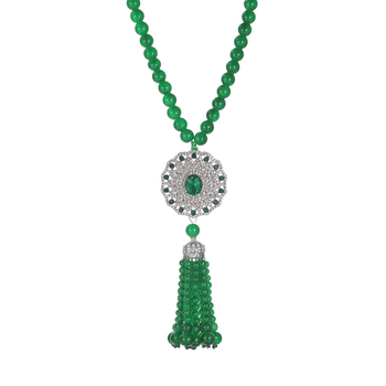 Αλυσίδα για πουλόβερ, μακρύ κολιέ με κρεμαστό, αλυσίδα από χάντρες, μήκος 51–80 cm, εντοιχισμένες πέτρες από κράμα με τεχνητές πέτρες, σχέδιο φύλλου, γυναικείες ελαφριές πολυτελείς κοσμήματα