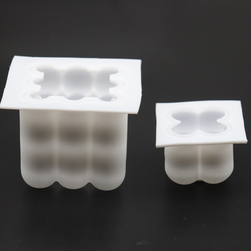 Formă din silicon în formă de cub pentru mousse și lumânări, formă neregulată, calitate comestibilă, matriță de copt