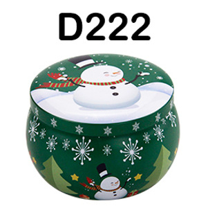 Aromatiskā svece tinplate burkā, Modelis L169, Aromāts D7, Ofsetdrukāšana, Dāvanu kārba