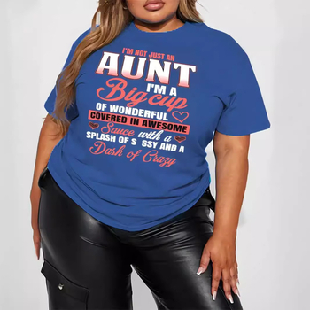 Дамска тениска с 3D буквен принт, къс ръкав, кръгло деколте, свободна кройка, полиестер