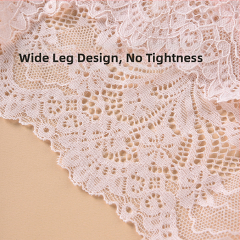 Γυναικείες σλιπ από νάιλον με δαντέλα, βαμβακερή επένδυση στο καβάλο, ψηλή μέση, αναπνεόμενες, γρήγορο στέγνωμα