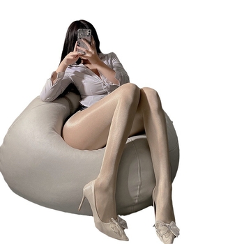 Formázó nylon harisnya, ultra vékony, 5D denier, egyszínű, teljes hosszúságú, anti-csomózás mintázat