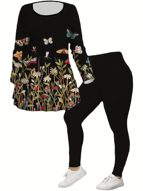 Női varrás nélküli fitnesz nadrágszett, magas derekú, lélegző, 3D mintázat, poliészter és imitált pamut anyag, WA1+WC1, Nyár 2024