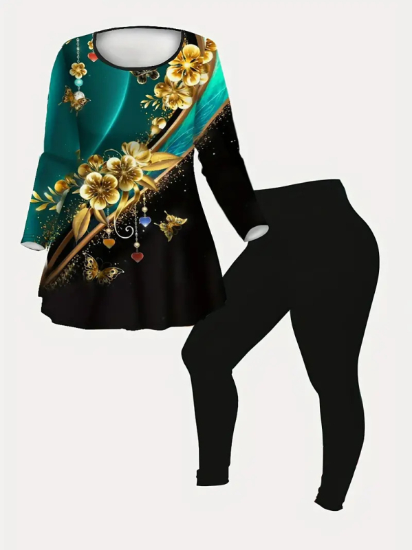 Női varrás nélküli fitnesz nadrágszett, magas derekú, lélegző, 3D mintázat, poliészter és imitált pamut anyag, WA1+WC1, Nyár 2024