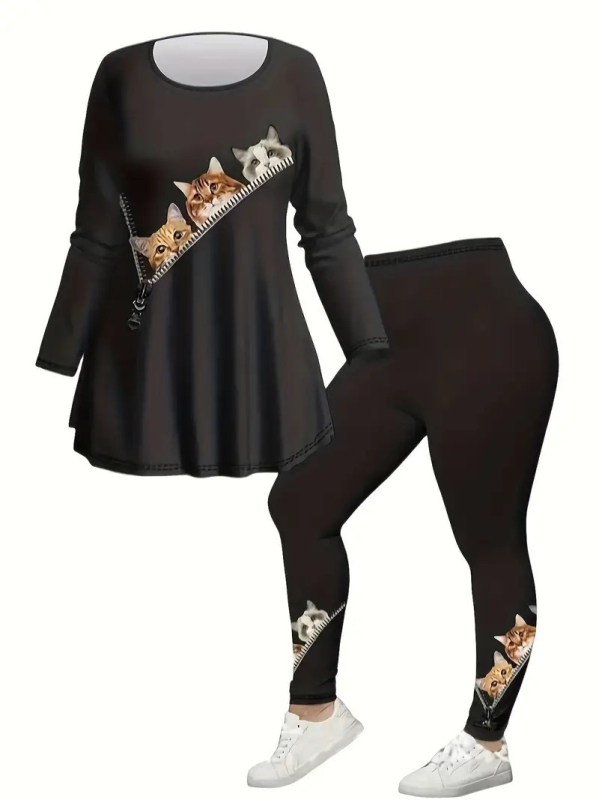 Női varrás nélküli fitnesz nadrágszett, magas derekú, lélegző, 3D mintázat, poliészter és imitált pamut anyag, WA1+WC1, Nyár 2024