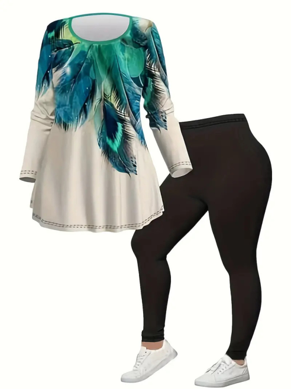 Női varrás nélküli fitnesz nadrágszett, magas derekú, lélegző, 3D mintázat, poliészter és imitált pamut anyag, WA1+WC1, Nyár 2024