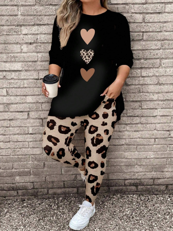 Set de yoga pentru femei cu mâneci lungi și model 3D, țesătură poliester, 70–80% poliester, vara 2024