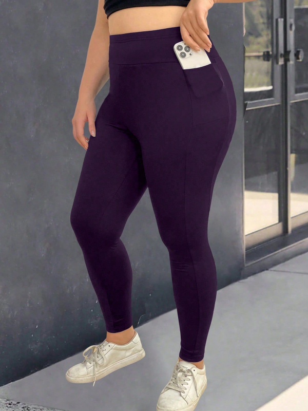 Pantaloni de yoga pentru femei, talie înaltă, fleece milk silk, amestec poliester-elastan, strâns, subțire