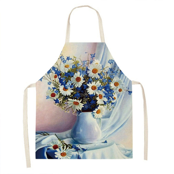 Ποδιά χωρίς μανίκια, ιαπωνικού στυλ, φλοράλ μοτίβο, ανθεκτικό στα λεκέδες