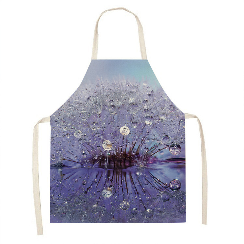 Ποδιά χωρίς μανίκια, ιαπωνικού στυλ, φλοράλ μοτίβο, ανθεκτικό στα λεκέδες