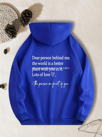 Hoodie s kapuljom od poliestera, 3D uzorak, casual pulover