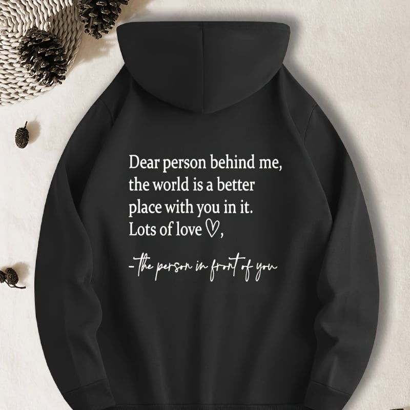 Hoodie s kapuljom od poliestera, 3D uzorak, casual pulover