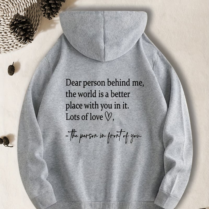 Hoodie s kapuljom od poliestera, 3D uzorak, casual pulover