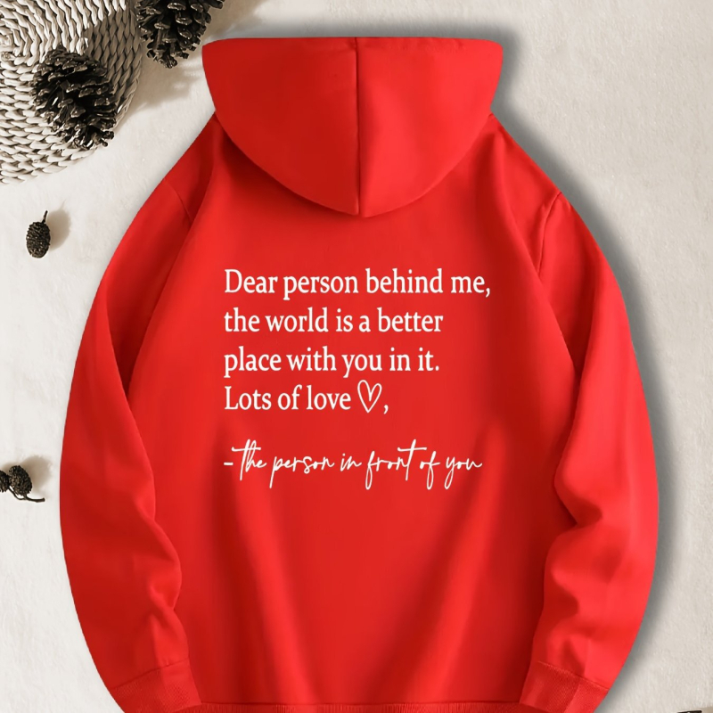 Hoodie s kapuljom od poliestera, 3D uzorak, casual pulover