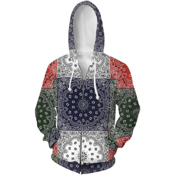 Мъжки суитшърд с качулка (3D дигитален принт, полиестер 96%+, кръгло деколте, дълги ръкави, свободен модел)