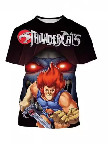 Tricou cu imprimeu 3D al logo-ului, guler rotund, mâneci scurte, poliester, imprimare digitală