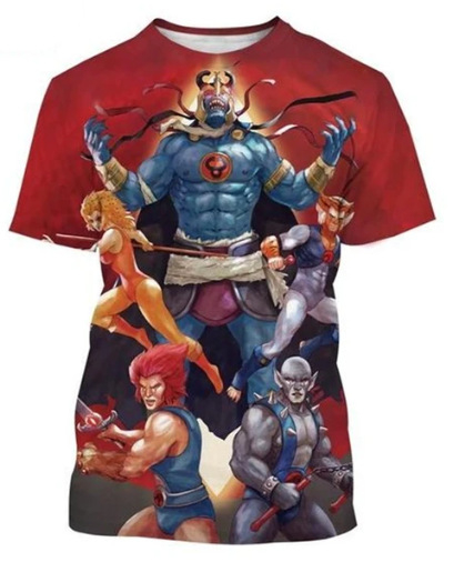 Tricou cu imprimeu 3D al logo-ului, guler rotund, mâneci scurte, poliester, imprimare digitală