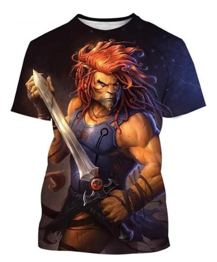 Tricou cu imprimeu 3D al logo-ului, guler rotund, mâneci scurte, poliester, imprimare digitală