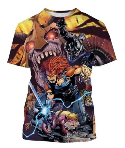 Tricou cu imprimeu 3D al logo-ului, guler rotund, mâneci scurte, poliester, imprimare digitală