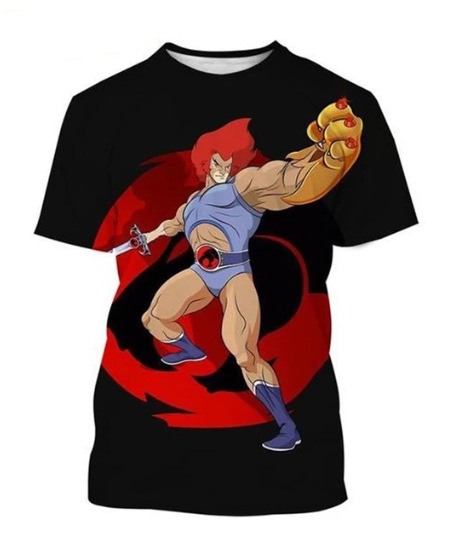 Tricou cu imprimeu 3D al logo-ului, guler rotund, mâneci scurte, poliester, imprimare digitală