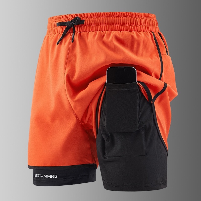 Prozračan lagani unisex šorci, poliester 95% s poliuretanom, srednji pojas, ljeto