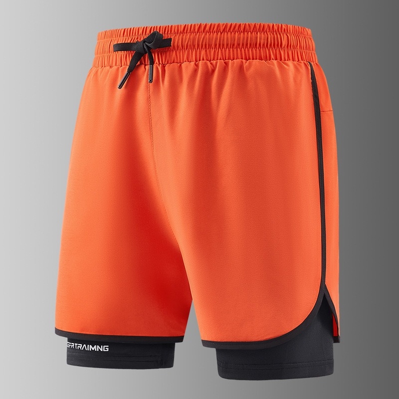 Prozračan lagani unisex šorci, poliester 95% s poliuretanom, srednji pojas, ljeto