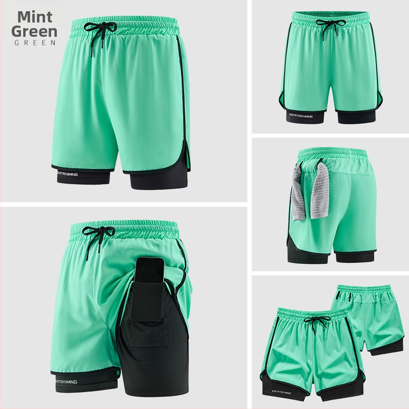 Prozračan lagani unisex šorci, poliester 95% s poliuretanom, srednji pojas, ljeto