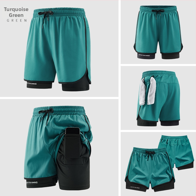 Prozračan lagani unisex šorci, poliester 95% s poliuretanom, srednji pojas, ljeto