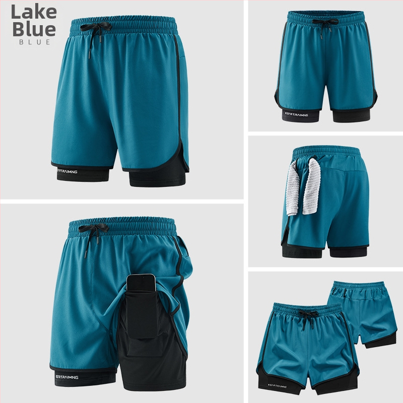 Prozračan lagani unisex šorci, poliester 95% s poliuretanom, srednji pojas, ljeto