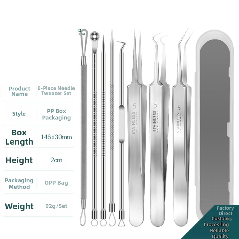 Σετ βελόνες ακμής — ανοξείδωτο ατσάλι με επίστρωση, εργαλεία ομορφιάς, μακρά διάρκεια ζωής, ποικιλία βελονών ακμής