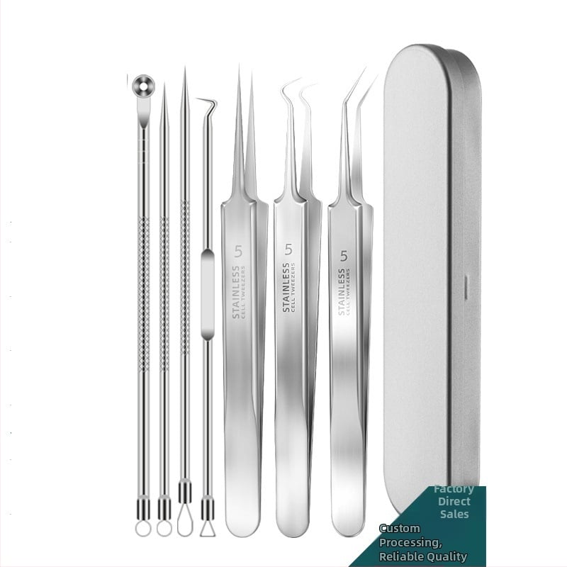 Σετ βελόνες ακμής — ανοξείδωτο ατσάλι με επίστρωση, εργαλεία ομορφιάς, μακρά διάρκεια ζωής, ποικιλία βελονών ακμής