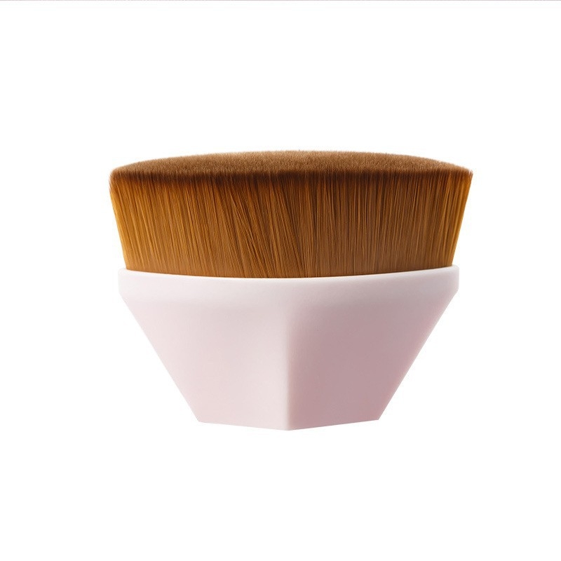 Anzini Perie portabilă pentru fond de ten și mască, peri moi sintetice, mâner din plastic, ambalaj în cutie, 1 buc.