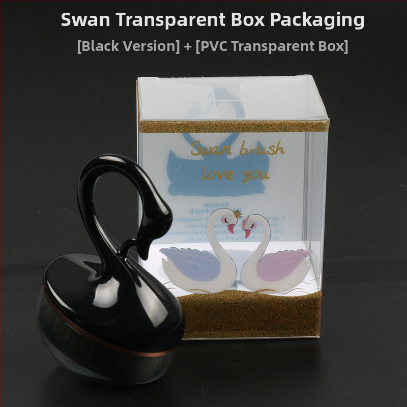 Anzini Perie portabilă pentru fond de ten și mască, peri moi sintetice, mâner din plastic, ambalaj în cutie, 1 buc.