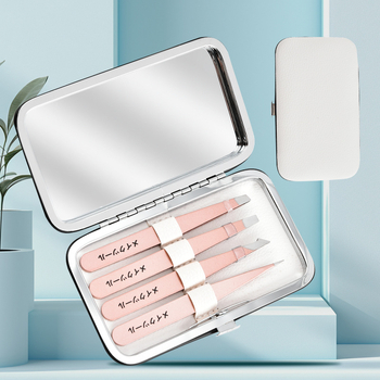 Nerūsējošā tērauda uzacu klips uzacu veidošanai un kopšanai – kosmētikas instruments