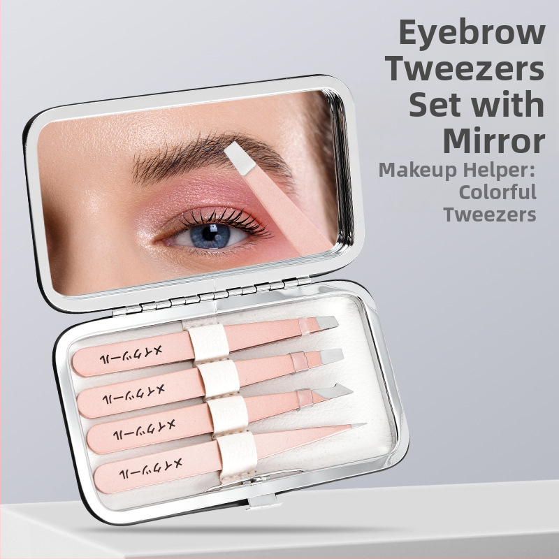 Nerūdijančio plieno antakių klipsas formavimui ir priežiūrai – kosmetinis įrankis