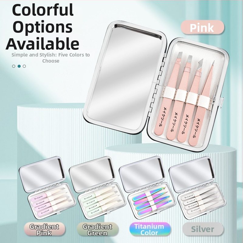 Klieštik na obočie z nerezovej ocele pre tvarovanie a starostlivosť o obočie – kozmetický nástroj