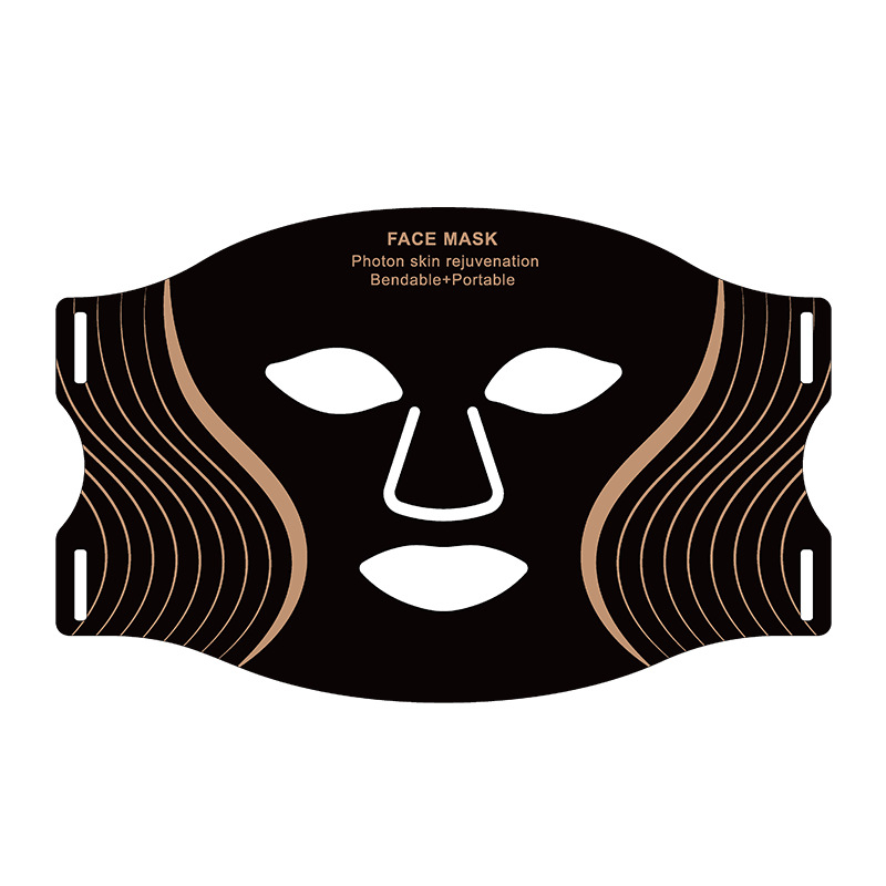 Маска за лице с LED фототерапия за домашна употреба, инфрачервена светлина, 3 нива