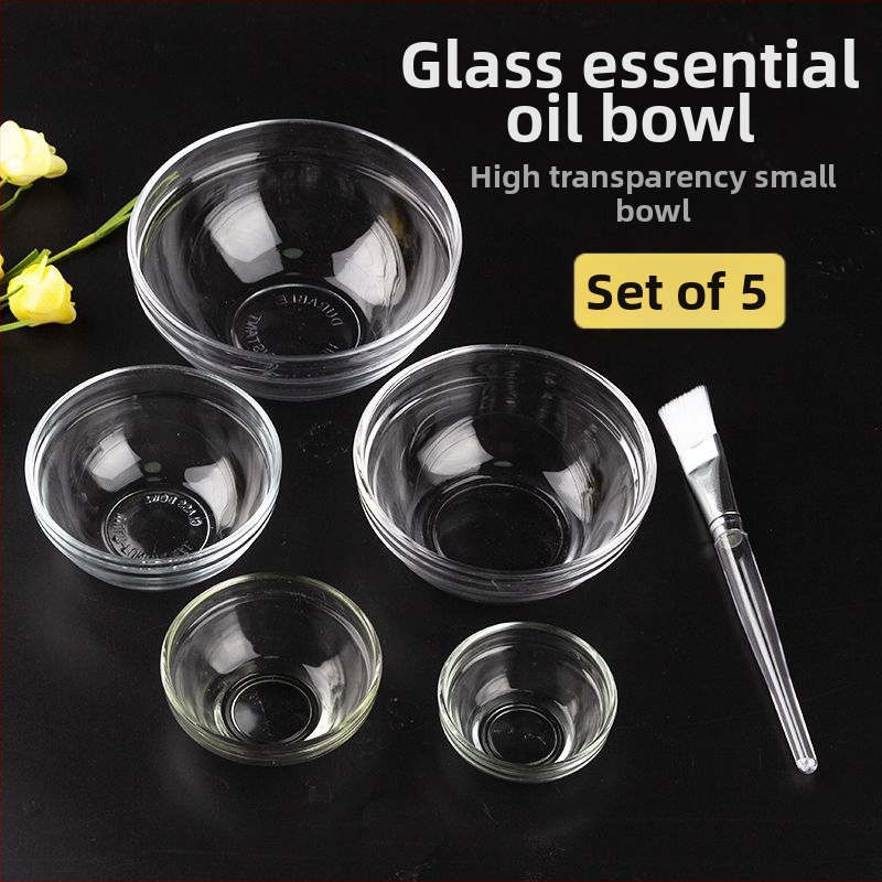 Garintų kiaušinių dubenėlis, apvalios formos, atsparus karščiui stiklas, minimalistinis stilius, Naujasis kinų stilius