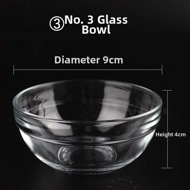 Gőzölt tojásos tál, kerek, hőálló üveg, minimalist stílus, új kínai stílus