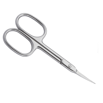 Ατσάλινα ψαλίδια περιποίησης προσώπου για φρύδια, τρίχες στη μύτη και γενειάδα — φορητά, συμπαγή, οικιακή χρήση