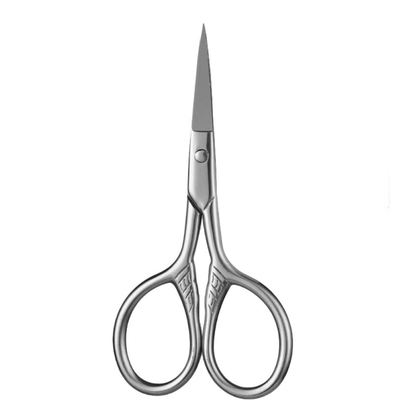 Škarice od nehrđajućeg čelika za njegu lica – kompaktne za obrve, nosne dlačice i bradu; prijenosne, kućna upotreba