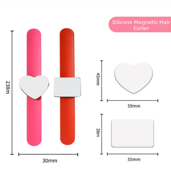 Μαγνητικό βραχιόλι για τον καρπό που κρατάει καρφίτσες και κλάμερ μαλλιών — εργαλείο μακιγιάζ