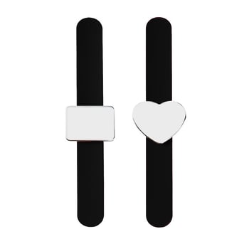 Μαγνητικό βραχιόλι για τον καρπό που κρατάει καρφίτσες και κλάμερ μαλλιών — εργαλείο μακιγιάζ