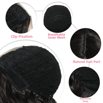 Περούκα με μακριά σγουρά μαλλιά, εξωτικό στυλ, μοντέλο L2270, ίνες θερμοανθεκτικές, μηχανισμός + χειροποίητη ύφανση