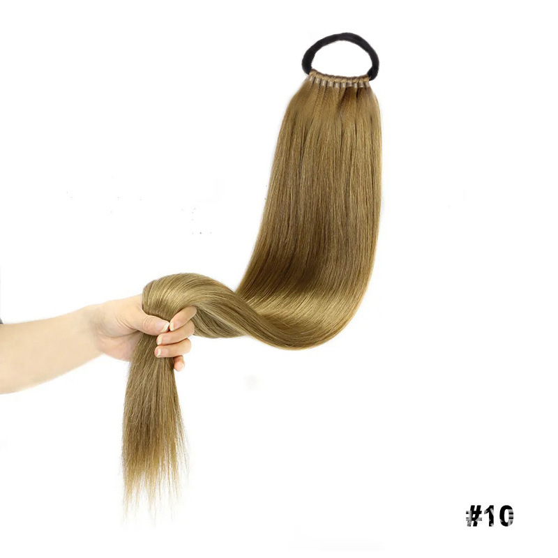 Perucă cu coadă înaltă pentru femei, Senyue, model PY186, fibre rezistente la temperatură înaltă, mecanism de producție